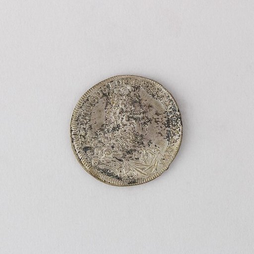 Coin (Two-Thirds Thaler) Showing Frederick Augustus I, Duke and Elector of Saxony