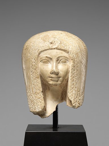Head of a Queen Wearing a Vulture Headdress