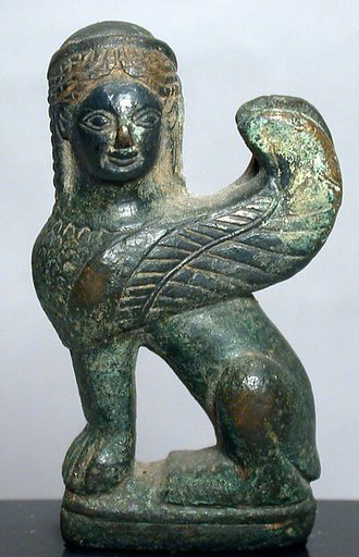 Bronze sphinx