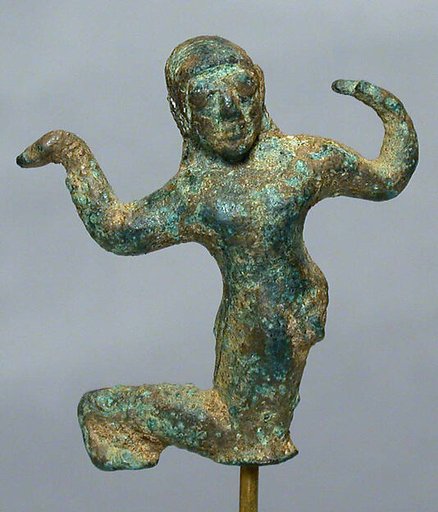 Bronze statuette of a dancer