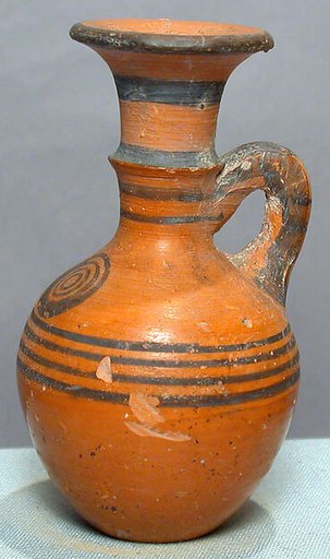 Terracotta miniature jug