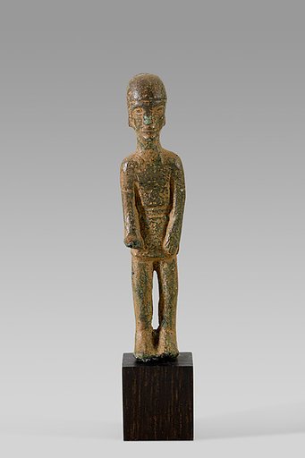 Bronze statuette of a warrior