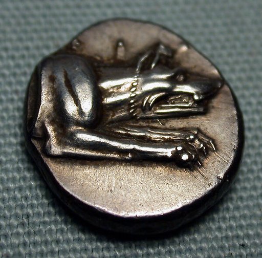 Silver triobol