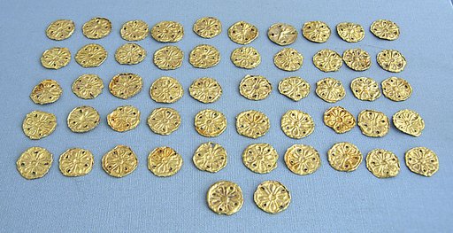 Gold rosette attachments