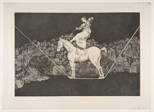 'Punctual Folly' from the 'Disparates' (Follies / Irrationalities. Plate B)