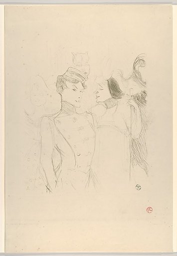 Marcelle Lender and Eva Lavalliére in a Revue at the Variétés