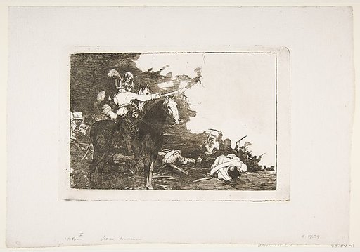 Plate 17: They do not agree (No se convienen), from "The Disasters of War" (Los Desastres de la Guerra)