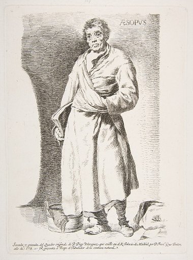 Aesop, after Velázquez