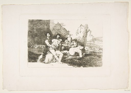 Plate 20 from "The Disasters of War" (Los Desastres de la Guerra): 'Get them well, and on to the next' (Curarlos y á otra)