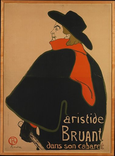 Aristide Bruant, at His Cabaret