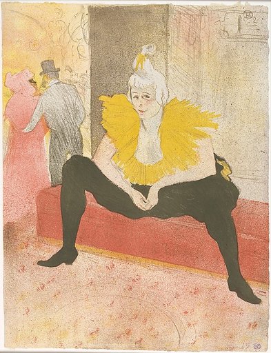 The Seated Clowness (Mademoiselle Cha-u-ka-o), from "Elles"