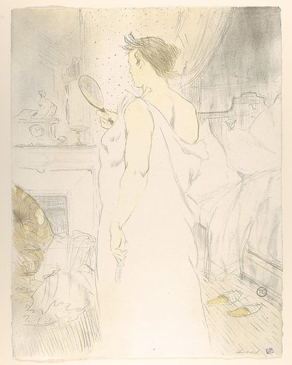 Looking in a Mirror, from "Elles"