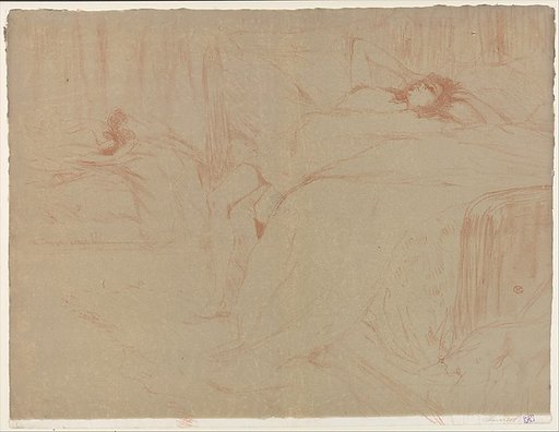Collapsed on the Bed, from "Elles"