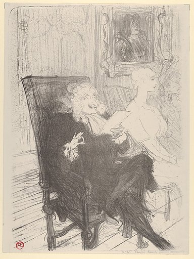 Truffier and Moreno, in Les Femmes Savantes