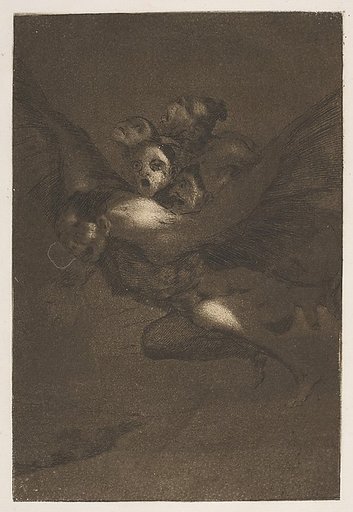 Plate 64 from "Los Caprichos": Bon Voyage (Buen Viage)