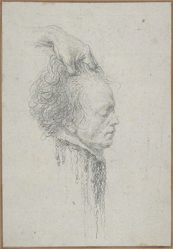 Severed head, said to be that of Maximilien-François-Marie-Isidore de Robespierre (1758-1794), guillotined July 28, 1794 (10 Thermidor, An II)
