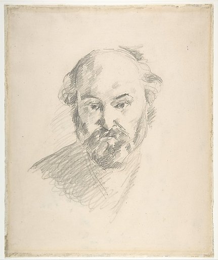 Portrait of the Artist (recto); Fragment of a Landscape Study (verso)
