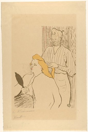 The Coiffure (Playbill for the Théâtre Libre)