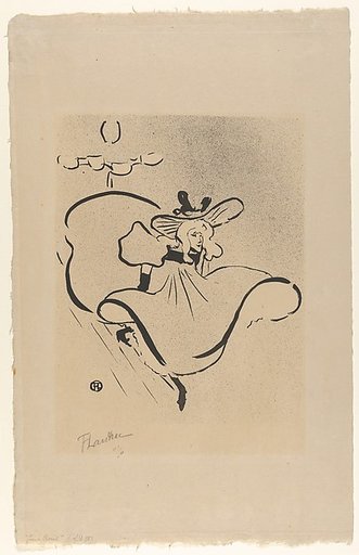 Jane Avril, from "Le Café Concert"