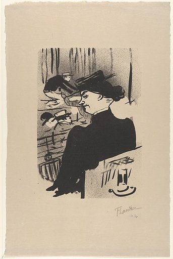 A Spectator (from Le Café Concert)