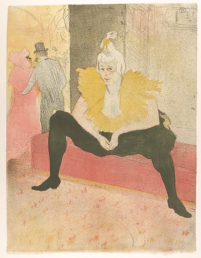 The Seated Clowness (Mademoiselle Cha-u-ka-o), from "Elles"