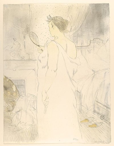 Looking in a Mirror, from "Elles"