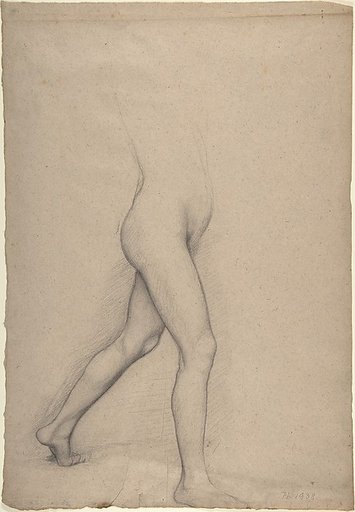 Study of a Girl's Legs for the painting "Young Spartans"