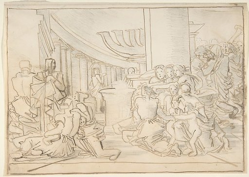 Congregation in a Temple