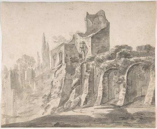 Ruins on the Palatine in Rome