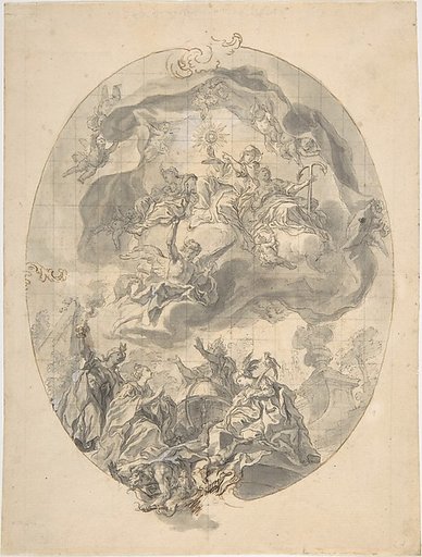 Veneration of the Eucharist by the Peoples of the World (Allegories of the Four Continents)