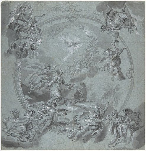 Saint Ignatius of Loyola and Allegories of the Four Continents