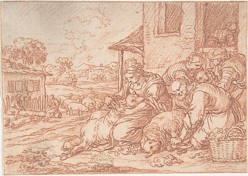 June (one of a series representing the labors of the months)