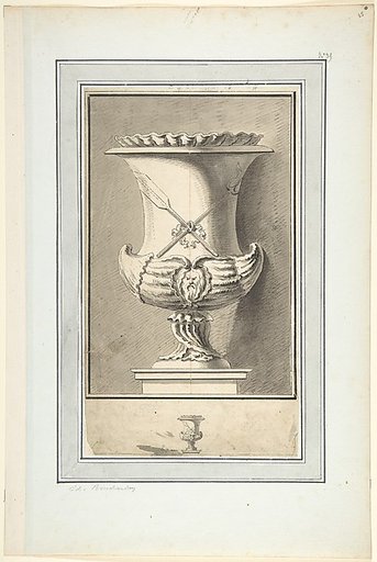 Study for Plate 7 of Bouchardon's "Premier livre de vases"