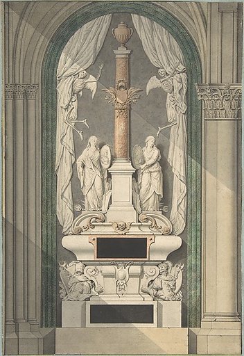 The Castellan Tomb in Saint Germain-des-Prés