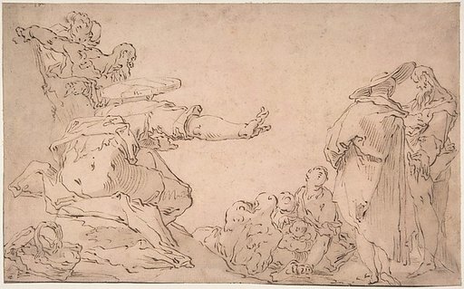 Saint John Preaching in the Wilderness