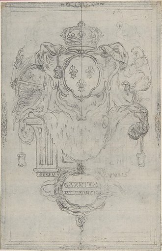 Design for the Headpiece of the "Gazette de France"