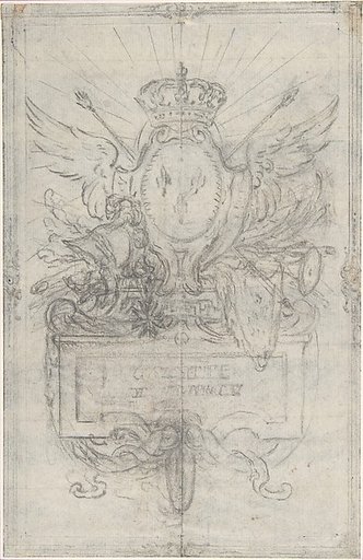 Design for the Headpiece of the "Gazette de France"