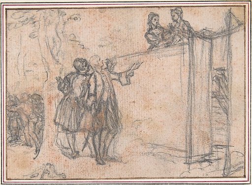 Study for "On Liberty," etched vignette in "Songs in the Opera of Flora"
