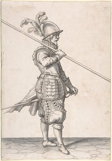 The Soldier Carrying His Pike at the Slope