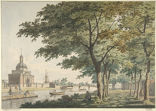 The Muiderpoort, Amsterdam, seen from the Plantage