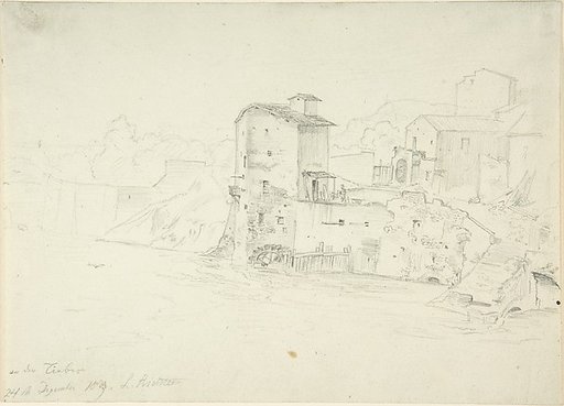 Landscape with Mill and Buildings