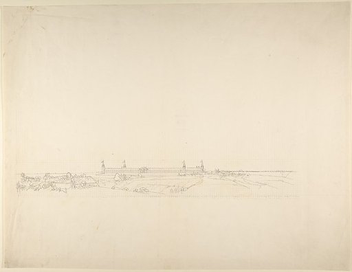Landscape with a Large Building