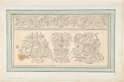 Design for plate 2, from "Orthographia"