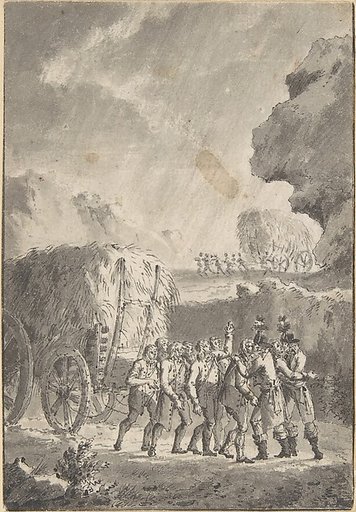 Drawing for a plate from "Gravures historiques des principaux événements Depuis l'Ouverture des Etats Generaux..."