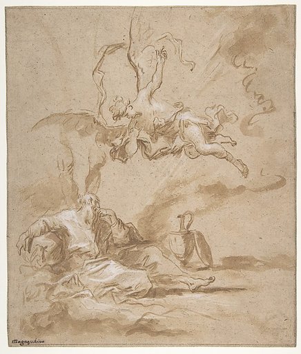 Elijah Visited by an Angel in the Wilderness (1 Kings 19:4-8)