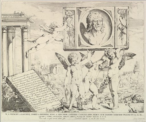 Title page: Homage to Mantegna, from "The Story of Saints James and Christopher in the Eremitani Chapel"