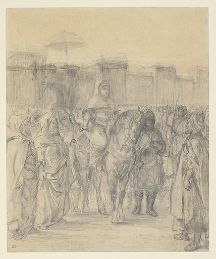 Study for "The Sultan of Morocco and His Entourage"