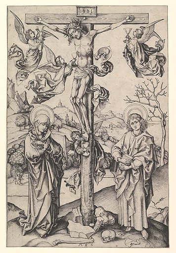Crucifixion with Four Angels