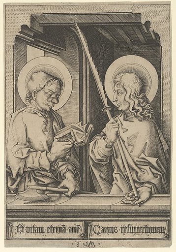 Saints Matthias and Judas Thaddaeus, from "The Apostles"