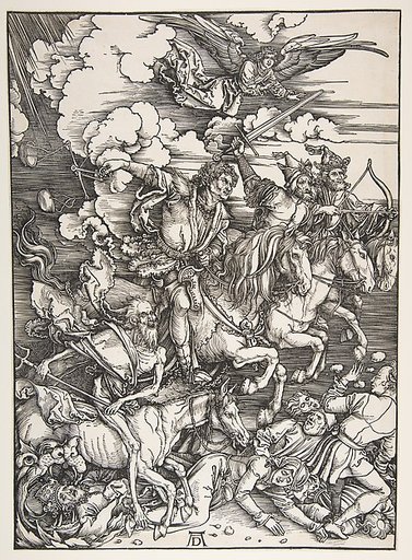 The Four Horsemen, from "The Apocalypse"
